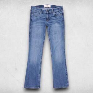 Hollister Boot Jeans Women Jr 5S Blue Bootcut Casual Streetwear Comfort Cowgirl
